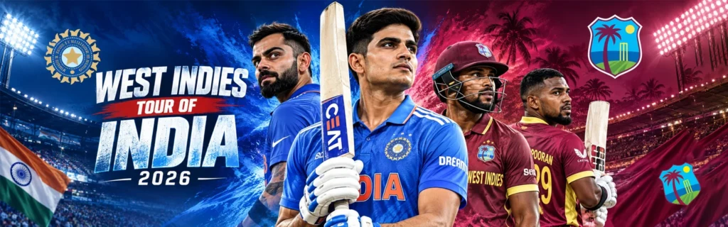 West Indies tour of India, 2026