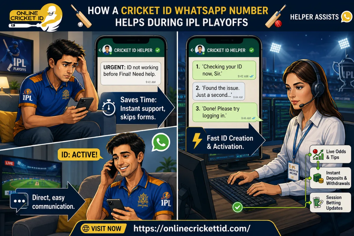 How a Cricket ID WhatsApp Number Helps During IPL Playoffs