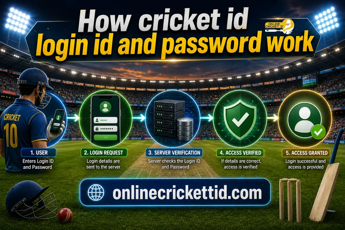 How cricket id login id and password work