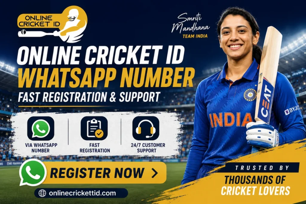 Online Cricket ID WhatsApp Number Fast Registration & Support
