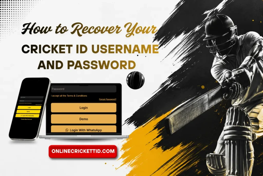 How to Recover Your Cricket ID Username and Password 