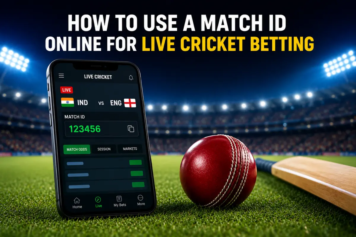 How to use a match ID online for live cricket betting