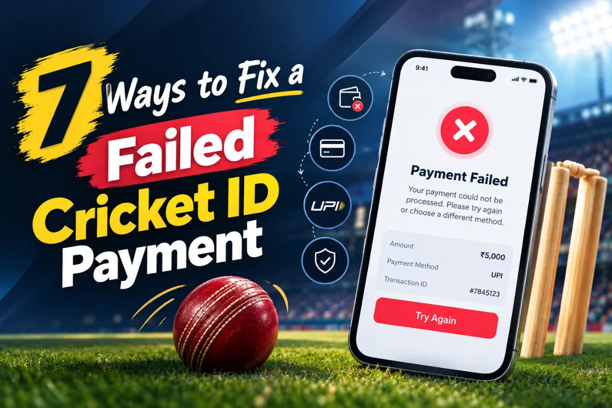 7 Ways to Fix a Failed Cricket ID Payment 